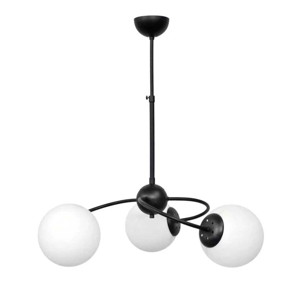 Φωτογραφία προϊόντος: Heronia TOP/3L BLACK-WHITE ΠΟΛΥΦΩΤΟ Ε/27 ΜΕ ΜΠΑΛΛΕΣ