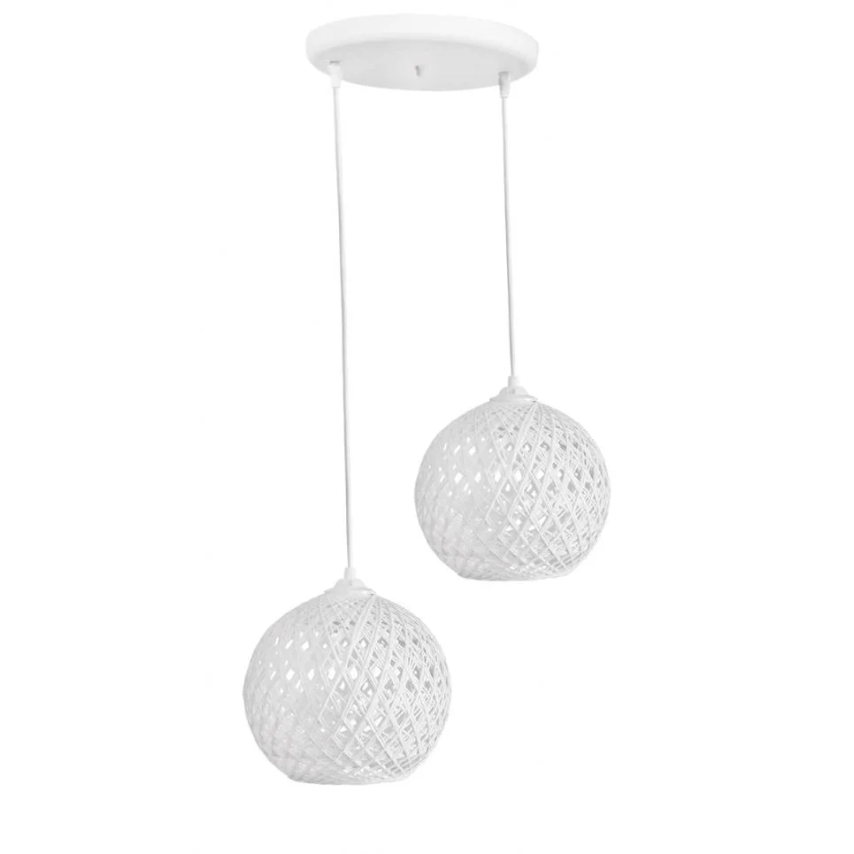 Φωτογραφία προϊόντος: Heronia SILK-01 PENDEL 2/L WHITE ΚΡΕΜΑΣΤΟ