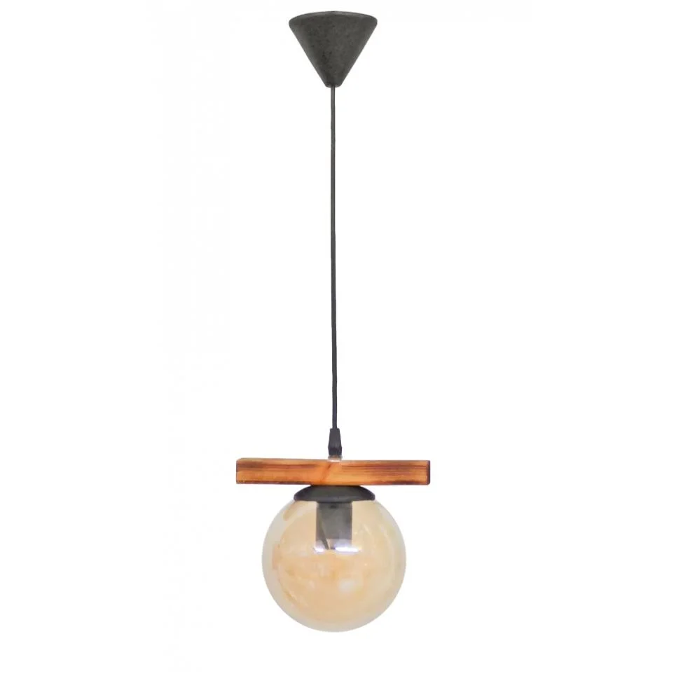 Φωτογραφία προϊόντος: Heronia R-600CABLE 1/L WOOD ΚΡΕΜΑΣΤΟ ΞΥΛ.ΓΥΑΛΙ ΜΕΛΙ ΣΦΑΙΡΑΚΙ