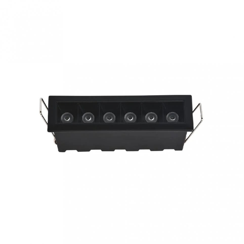 Φωτογραφία προϊόντος: Inlight Downlight σποτ 6*3W 3CCT σε μαύρη απόχρωση (X00200B)