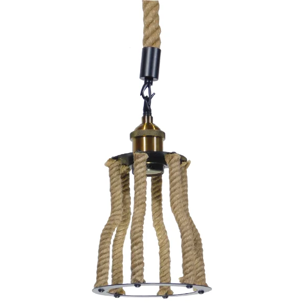 Φωτογραφία προϊόντος: GLOBOSTAR® LANTERN 01186 Vintage Κρεμαστό Φωτιστικό Οροφής με Ντουί 1 x E27 AC 220-240V IP20 - Μπεζ & Μαύρο - Μ15 x Π15 x Υ24cm