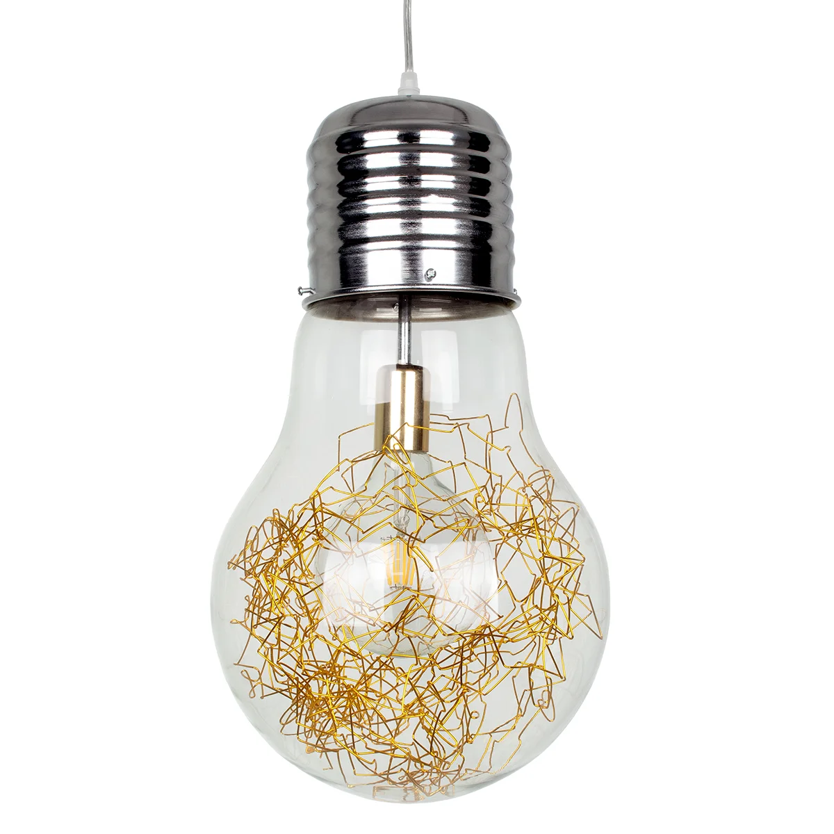 Φωτογραφία προϊόντος: GLOBOSTAR® LAMP 00808 Μοντέρνο Κρεμαστό Φωτιστικό Οροφής με Ντουί 1 x E27 AC 220-240V IP20 - Πολύχρωμο - Μ30 x Π30 x Υ52cm
