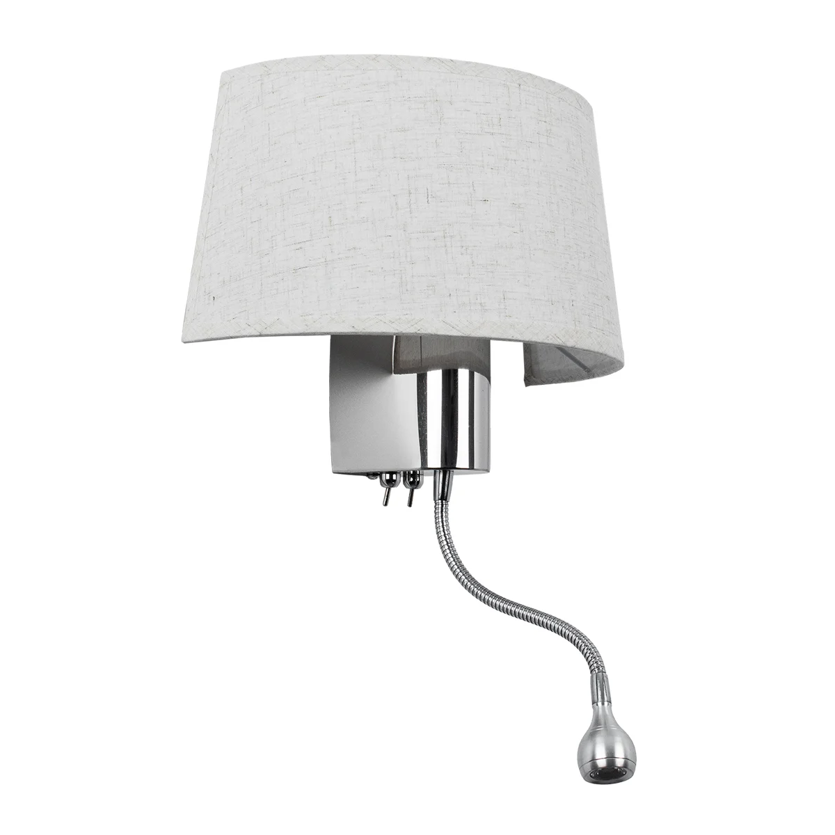 Φωτογραφία προϊόντος: GLOBOSTAR® ELEGANT 01493 Μοντέρνο Φωτιστικό Τοίχου - Απλίκα Ξενοδοχείου Reading Light με Ντουί 1 x E27 LED 3W 360lm 36° AC 220-240V IP20 Θερμό Λευκό 2700K - Bridgelux COB Chip - Ασ