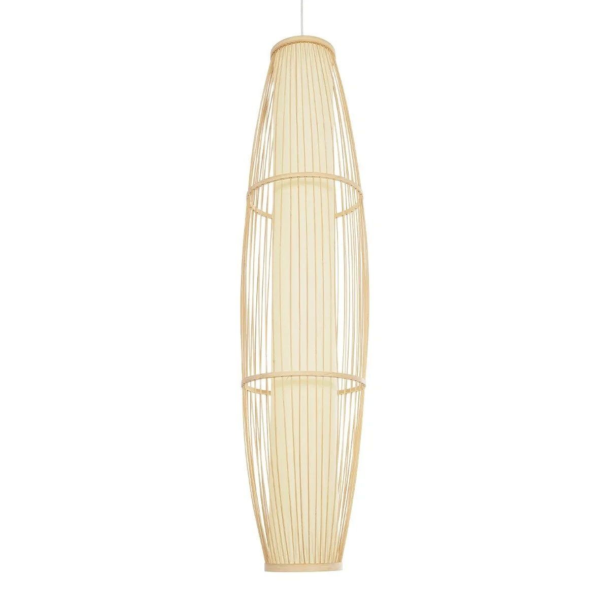 Φωτογραφία προϊόντος: GLOBOSTAR® HIBISCUS 00892 Boho Κρεμαστό Φωτιστικό Οροφής με Ντουί 1 x E27 AC 220-240V IP20 - Μπεζ - Μ30 x Π30 x Υ120cm