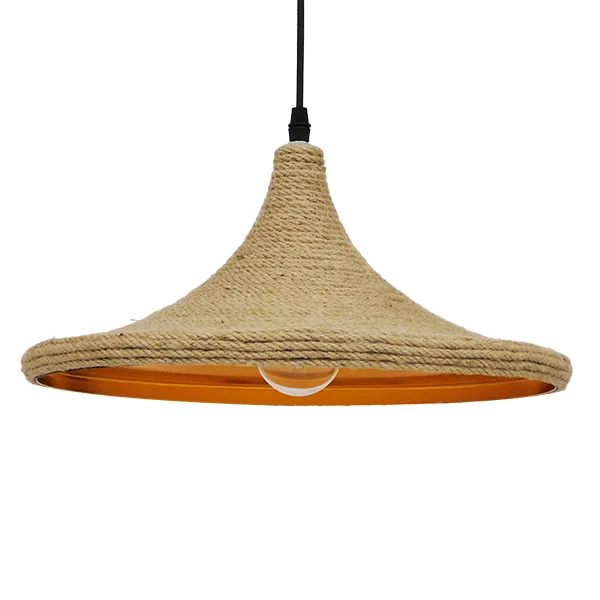 Φωτογραφία προϊόντος: GLOBOSTAR® SHANGHAI ROPE 00917 Boho Κρεμαστό Φωτιστικό Οροφής με Ντουί 1 x E27 AC 220-240V IP20 - Μπεζ - Μ37 x Π37 x Υ20cm