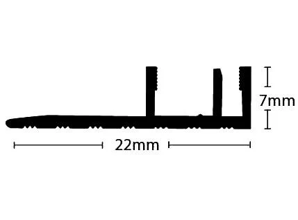 Φωτογραφία προϊόντος: ΠΡΟΦΙΛ LAMINATE ΒΑΣΗ 22X7X2750mm NewPlan