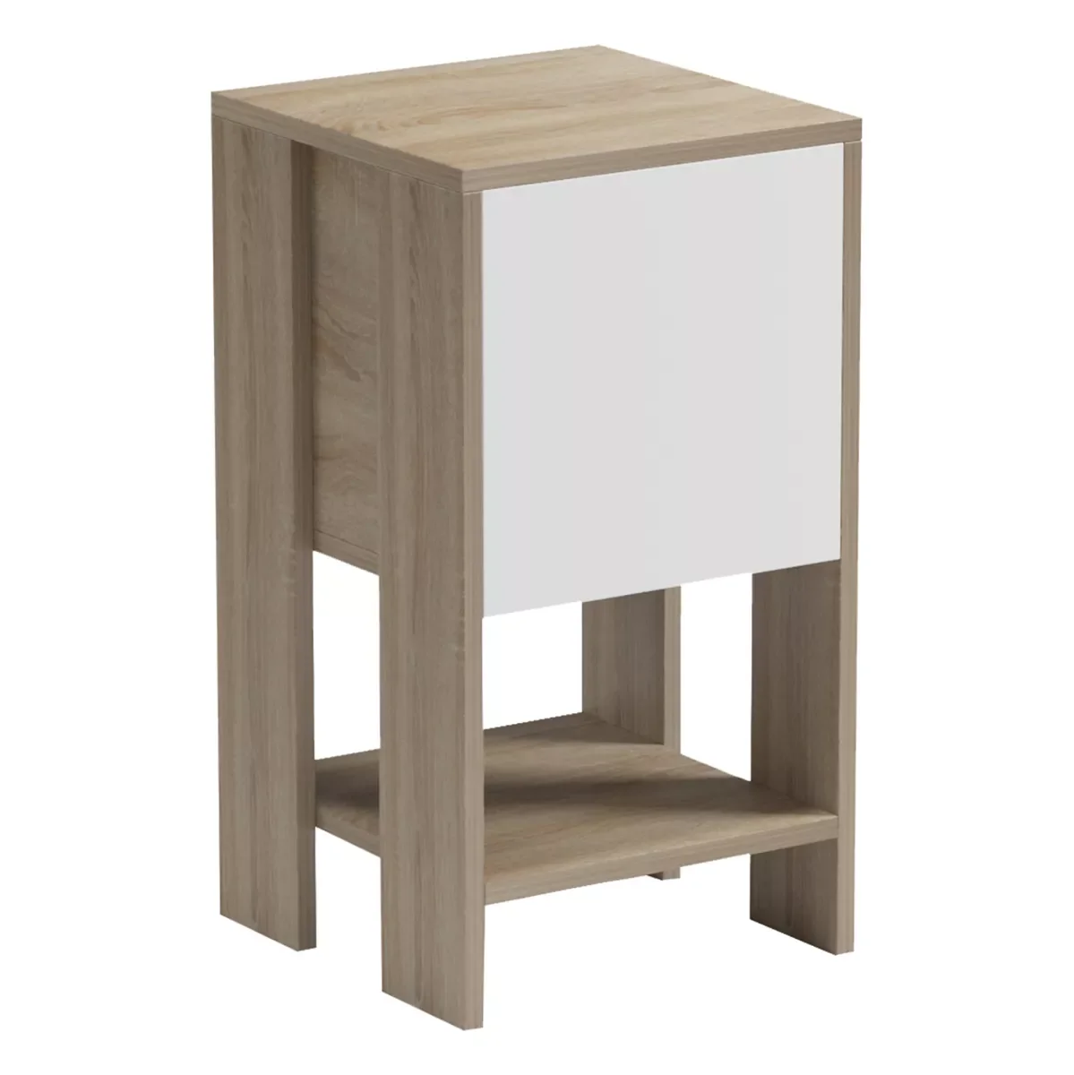 Φωτογραφία προϊόντος: B2BMarkt ΚΟΜΟΔΙΝΟ ARGUS HM18378.11 ΜΕΛΑΜΙΝΗ ΛΕΥΚΟ/SONAMA 30x30x55Υεκ.