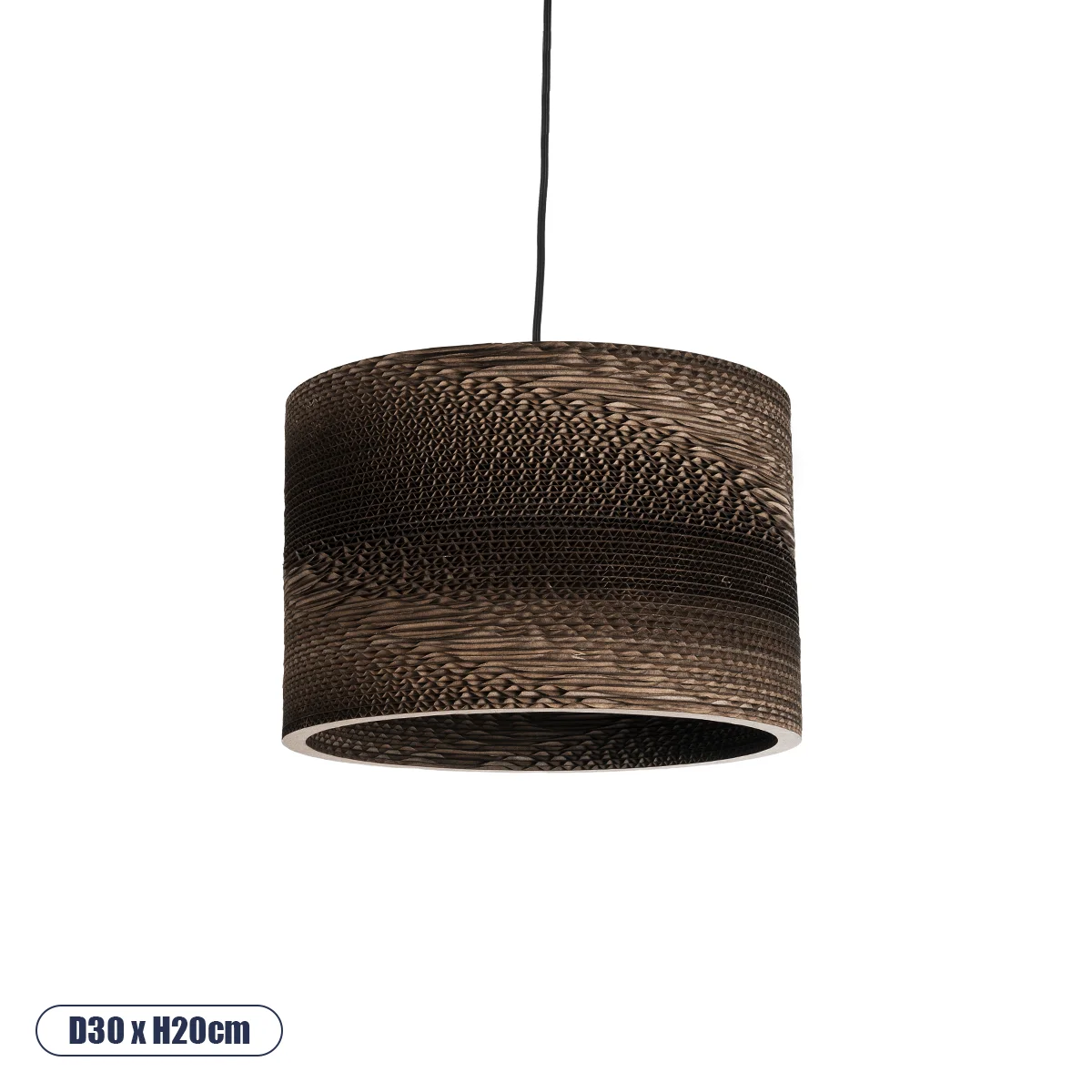 Φωτογραφία προϊόντος: GLOBOSTAR® SANTORINI 01290 Boho Κρεμαστό Φωτιστικό Οροφής με Ντουί 1 x E27 AC 220-240V IP20 - Καφέ - Μ30 x Π30 x Y20cm