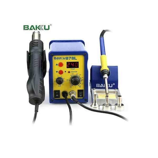 Φωτογραφία προϊόντος: OEM BakuBK-878L Σταθμός Κόλλησης Ρεύματος 400W με Ρύθμιση Θερμοκρασίας 10416978