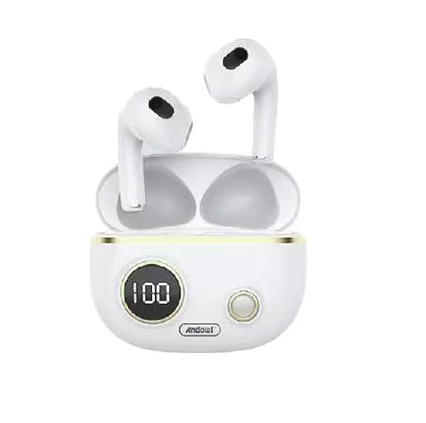 Φωτογραφία προϊόντος: OEM Andowl H-43 Earbud Bluetooth Handsfree Ακουστικά με Θήκη Φόρτισης Λευκά