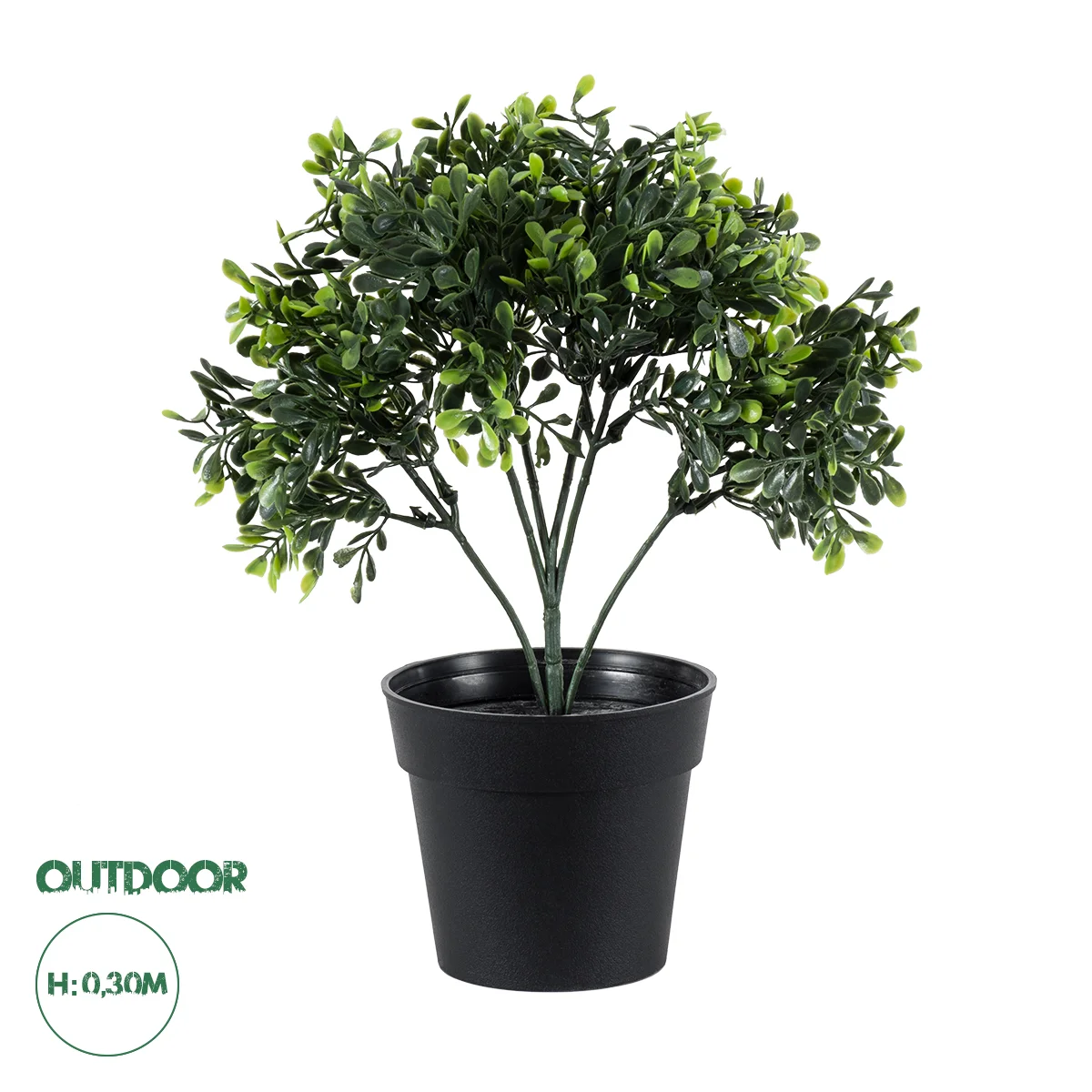Φωτογραφία προϊόντος: GloboStar® Artificial Garden BUXUS 20387 Τεχνητό Διακοσμητικό Φυτό Πυξός Υ30cm