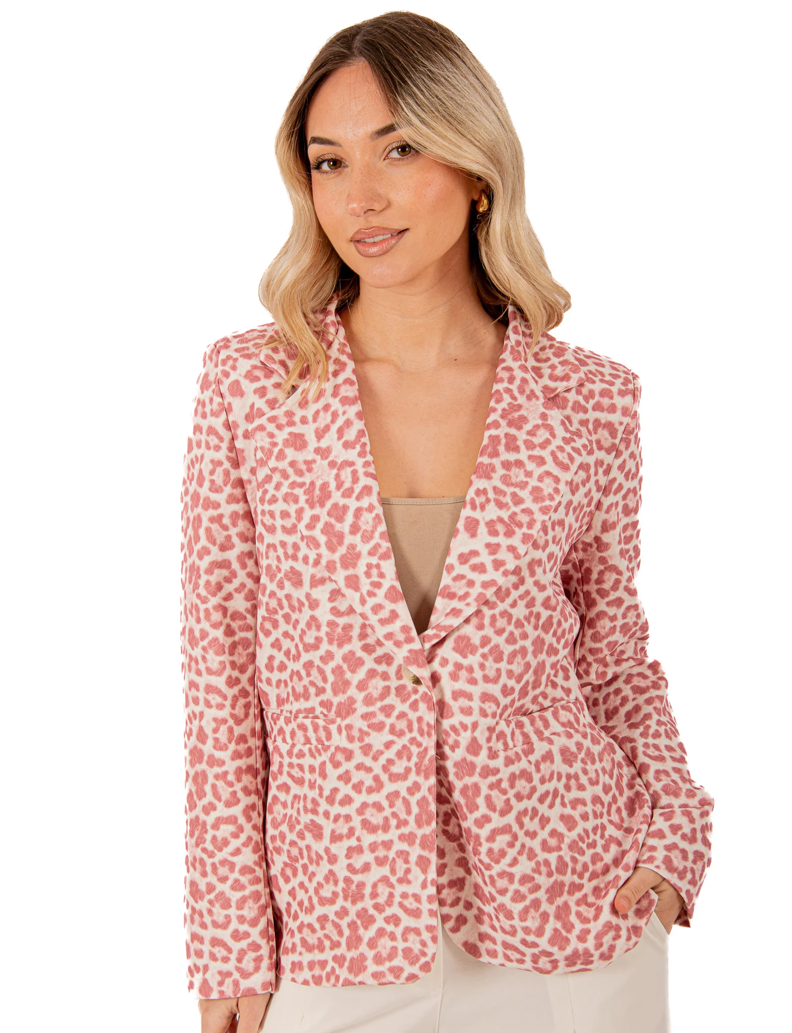 Φωτογραφία προϊόντος: Ellen Σακάκι Leopard Ροζ Animal Print