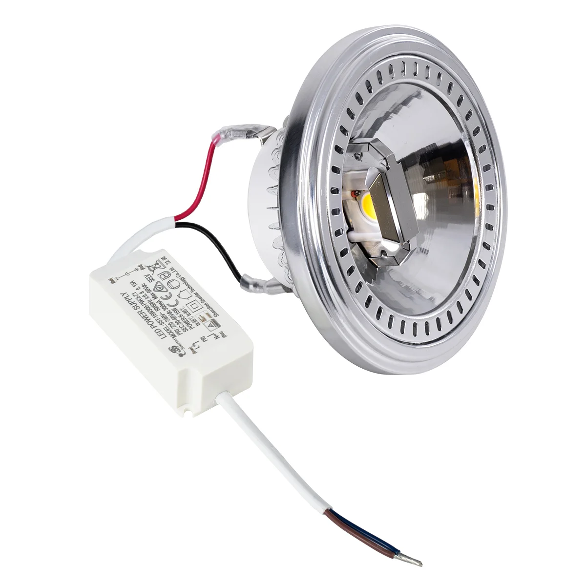 Φωτογραφία προϊόντος: GLOBOSTAR® DARKO 60378 Σποτ AR111 LED 14W 1694lm 40° AC 220-240V IP20 Ψυχρό Λευκό 6000K - Indirect Anti-Glare Reflector - Bridgelux High Lumen COB Gen2 & TÜV SÜD Driver - Μ11.1 x Π