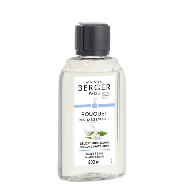 Φωτογραφία προϊόντος: Maison Berger Paris Bouquet Diffuser Refill Υγρό Αναπλήρωσης για Δοχείο Αρωματισμού Χώρου Delicate Musk 200ml