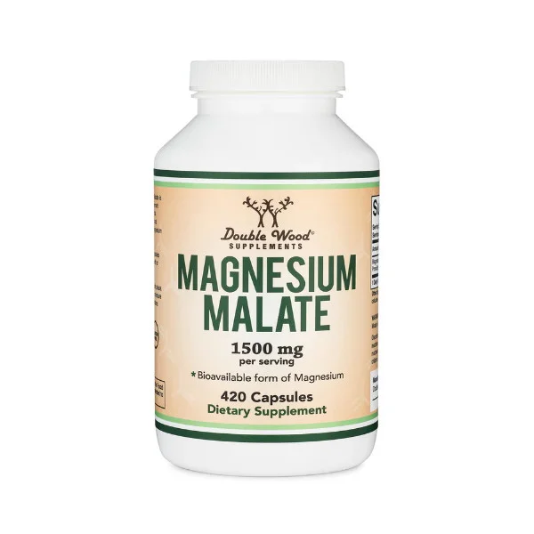 Φωτογραφία προϊόντος: Magnesium Malate 500mg x 420 caps - Double Wood