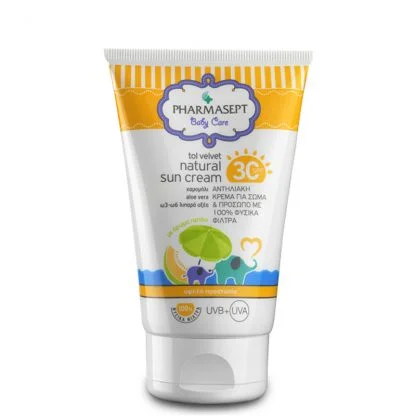 Φωτογραφία προϊόντος: PHARMASEPT ΒΑΒΥ NATURAL SUN CREAM SPF30 100ML