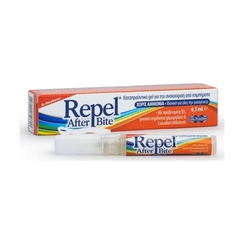 Φωτογραφία προϊόντος: Uni-Pharma a Repel After Bite 6.5 ml