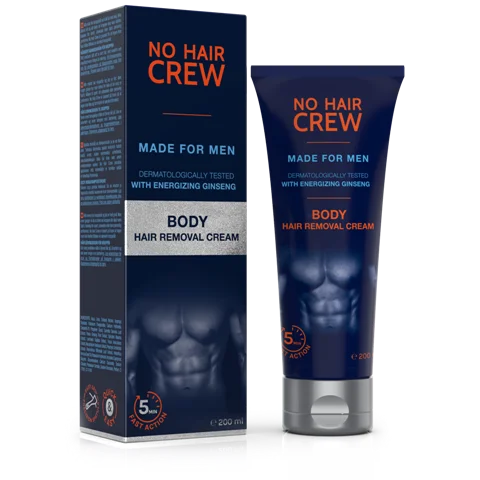 Φωτογραφία προϊόντος: NO HAIR CREW-Body Hair Removal Cream Κρέμα αποτρίχωσης σώματος, 200ml