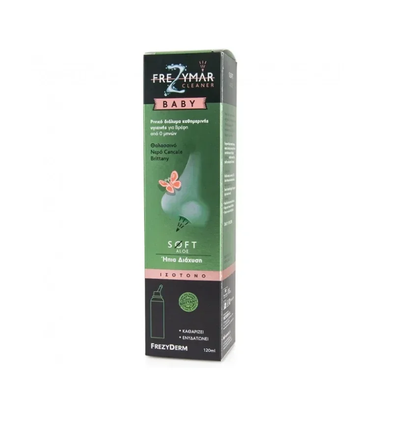 Φωτογραφία προϊόντος: Frezyderm Frezymar Cleaner Baby Soft Aloe Ρινικό Διάλυμα Καθημερινής Υγιεινής για Βρέφη 120ml - OEM