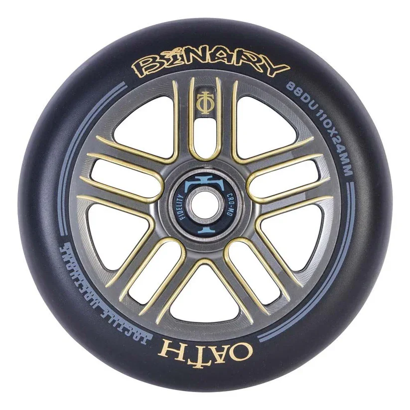 Φωτογραφία προϊόντος: OATH COMPONENTS OATH Binary Wheels Titanium Gold 110