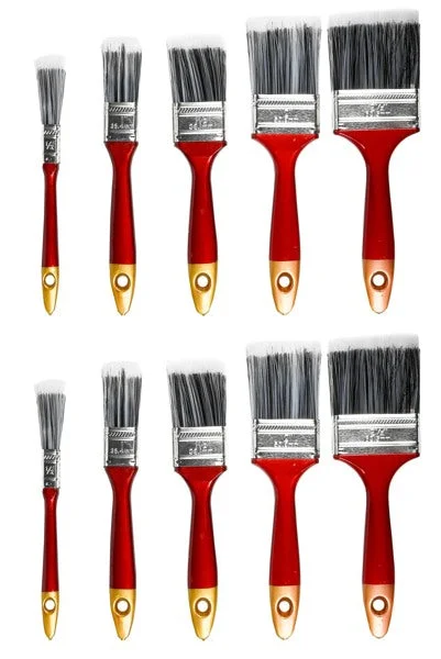 Φωτογραφία προϊόντος: OEM Paintbrushset synthetic 10 pieces flat