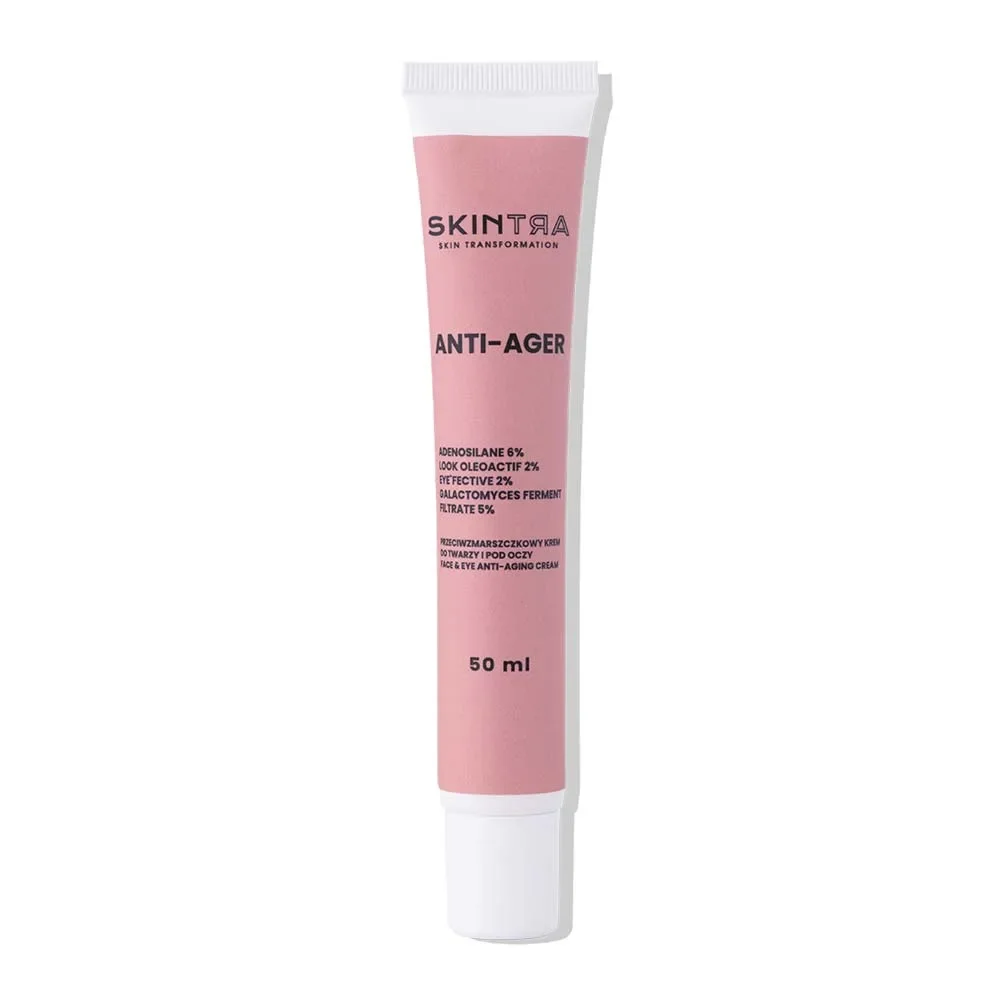 Φωτογραφία προϊόντος: SkinTra - Anti-Ager - Anti-Wrinkle Cream + Eye Cream Αντιρυτιδική Κρέμα για Πρόσωπο + Μάτια 50ml