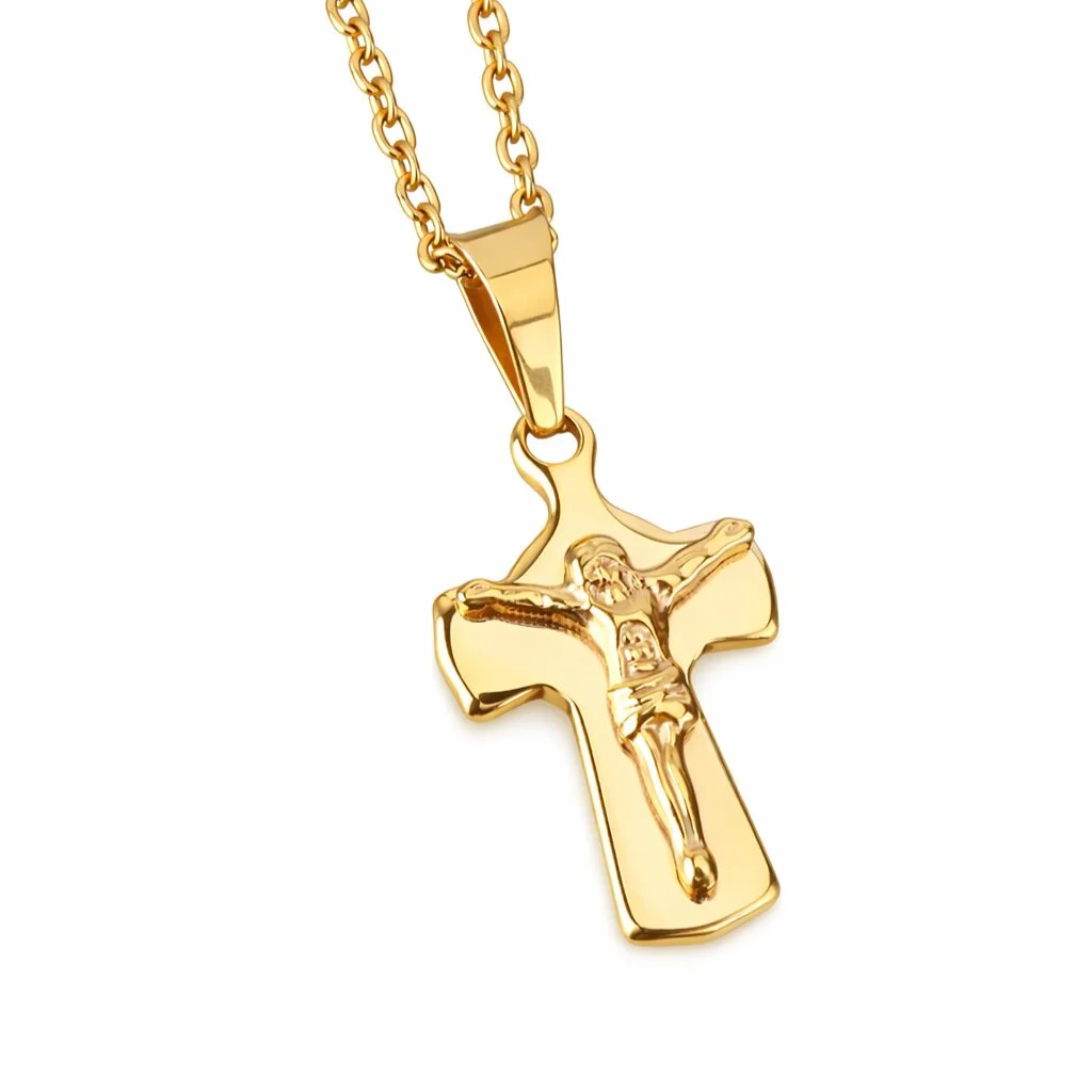Φωτογραφία προϊόντος: Ghetto Cross of Jesus Pendant Necklace