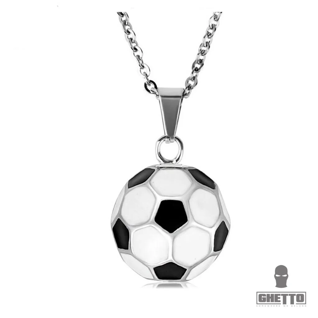 Φωτογραφία προϊόντος: Ghetto Sport Necklace Football Pendant Silver