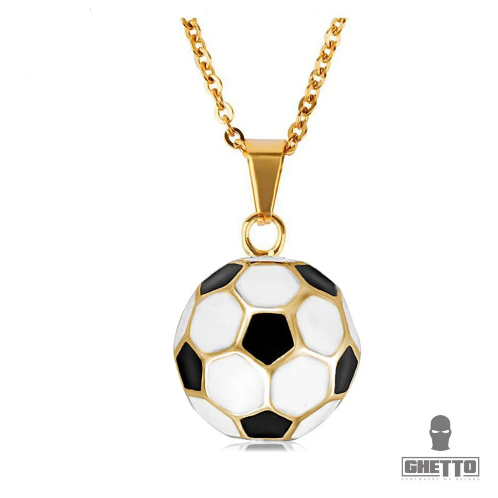 Φωτογραφία προϊόντος: Ghetto Sport Necklace Football Pendant Gold
