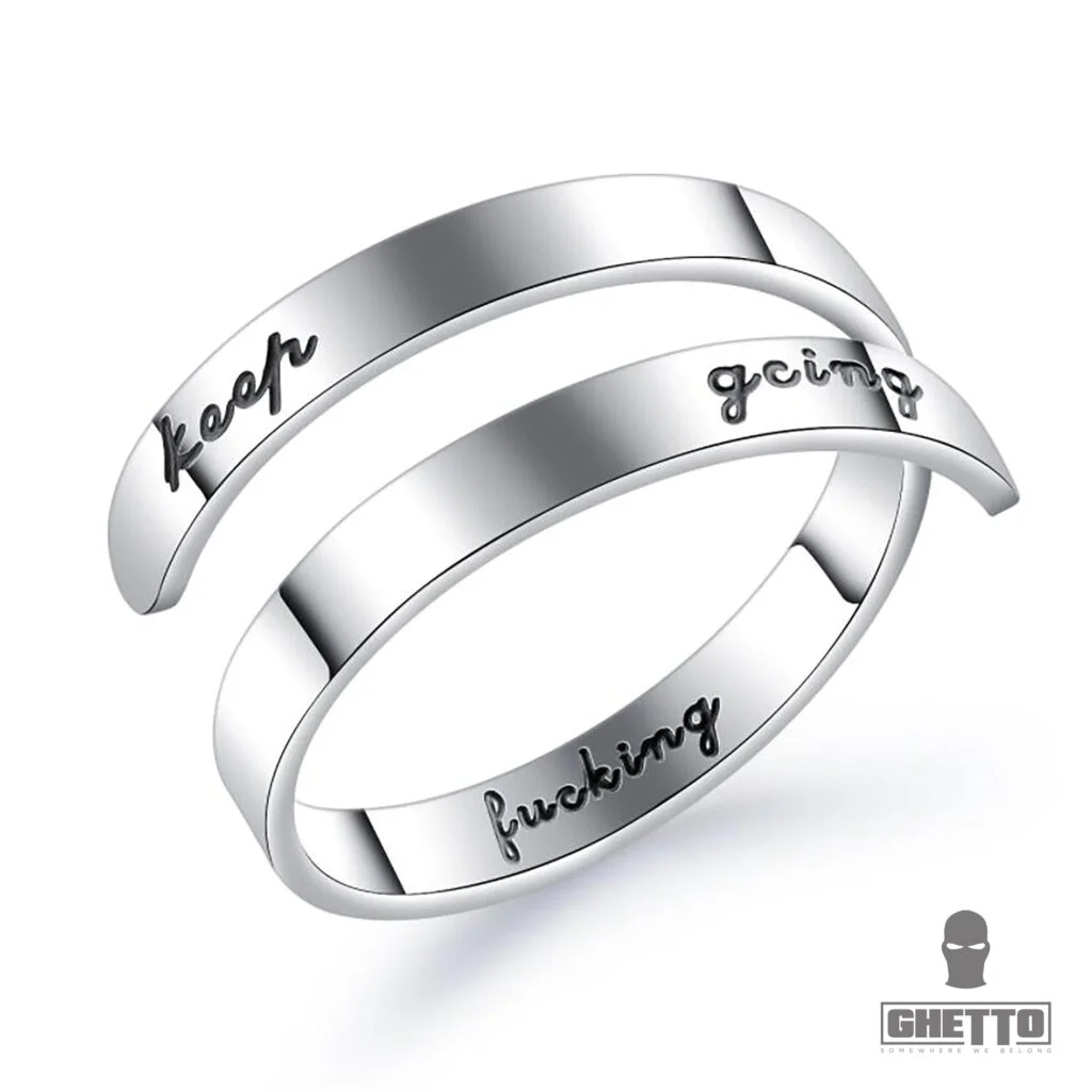 Φωτογραφία προϊόντος: Ghetto Frosted Titanium Ring for Men s