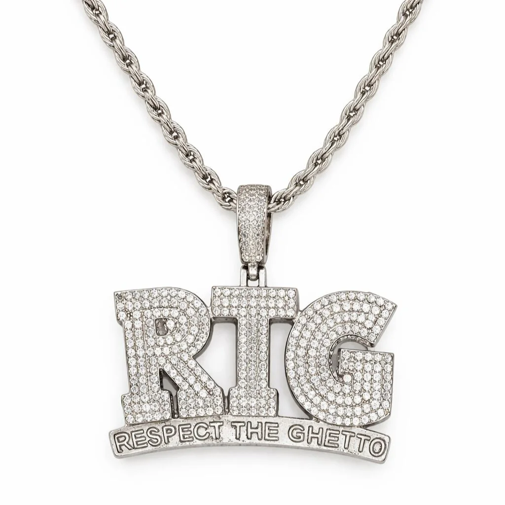 Φωτογραφία προϊόντος: Ghetto Bling CZ Hip Hop Pendant Limited Edition RTG