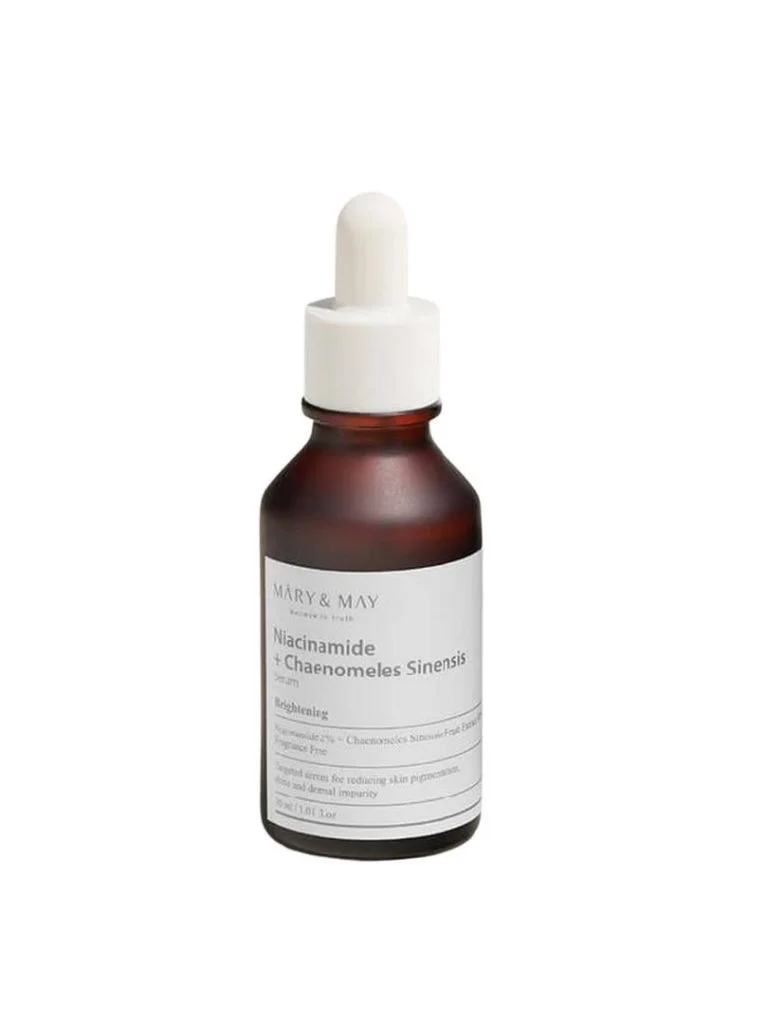 Φωτογραφία προϊόντος: Mary + May Niacinamide + Chaenomeles Sinensis Serum -Ορός για ομοιόμορφο και λαμπερό δέρμα 30ml