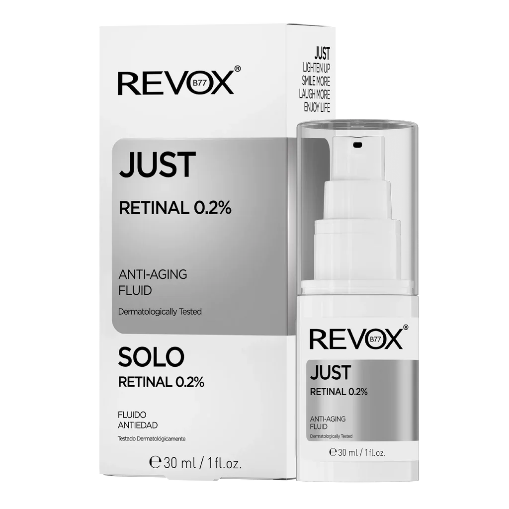 Φωτογραφία προϊόντος: Revox B77 Just Retinal 0.2% Fluid Αντιγηραντικό Serum Προσώπου με Ρετινάλη 30ml