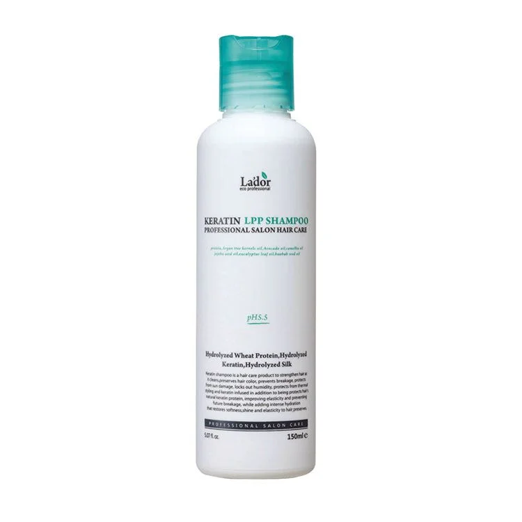 Φωτογραφία προϊόντος: Lador Keratin LPP Shampoo για ξηρά και ταλαιπωρημένα μαλλιά χωρίς θειικά άλατα (Sulfate-Free) 150ml