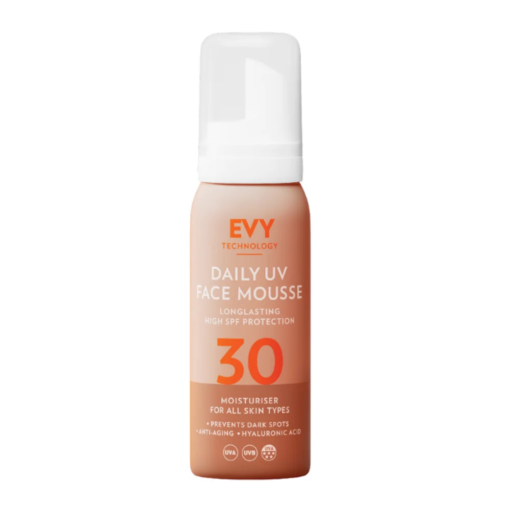 Φωτογραφία προϊόντος: EVY Technoology Daily UV Face Mousse Αντηλιακή Προσώπου Για Αντιγηραντική Προστασία και Σκούρες Κηλίδες SPF30 75ml