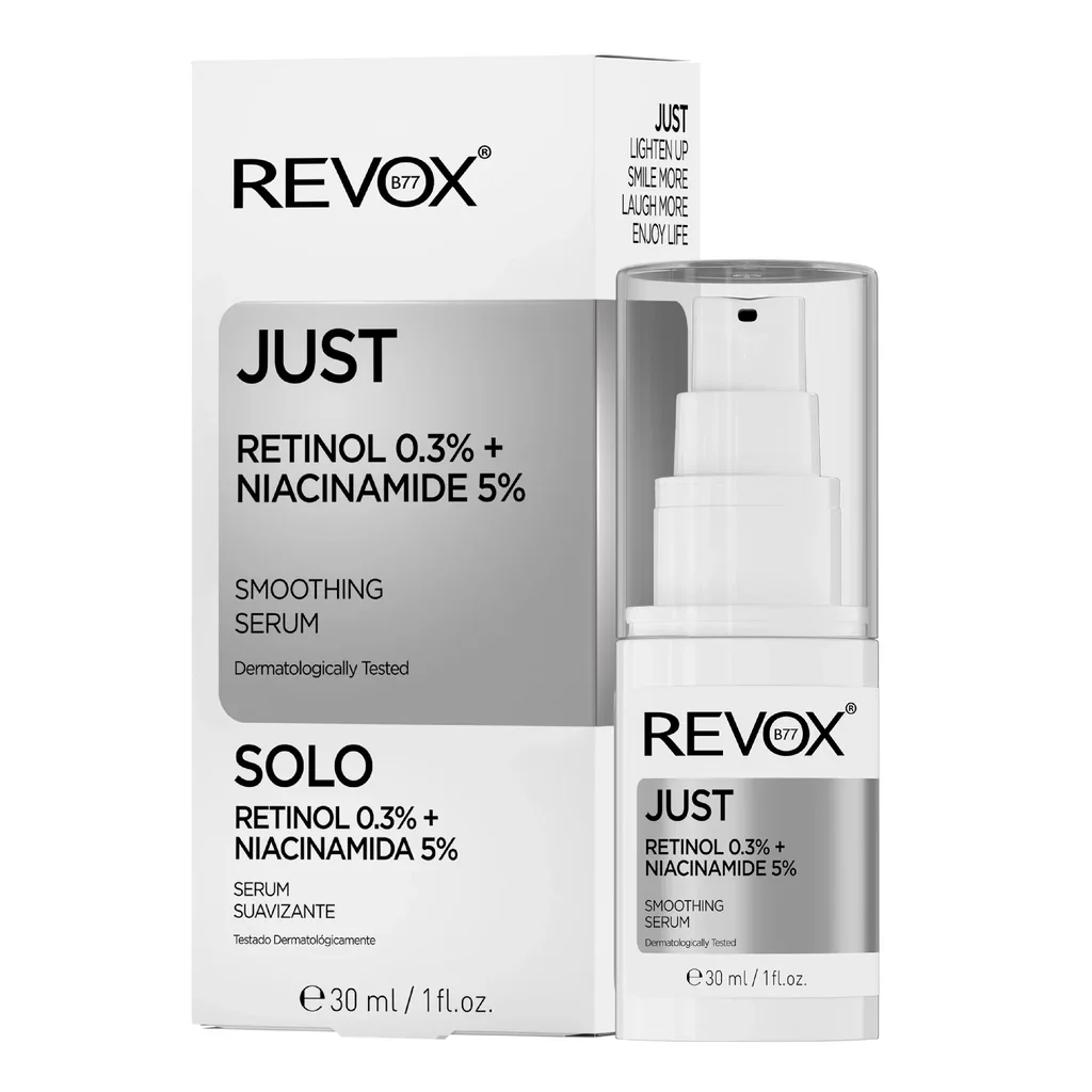 Φωτογραφία προϊόντος: Revox B77 JUST Retinol 0.3% + Niacinamide 5% Smoothing Serum 30ml