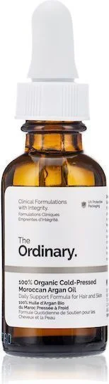 Φωτογραφία προϊόντος: The Ordinary 100% Organic Cold Pressed Moroccan Argan Oil βιολογικό λάδι αργκάν για Μαλλιά και Σώμα 30ml