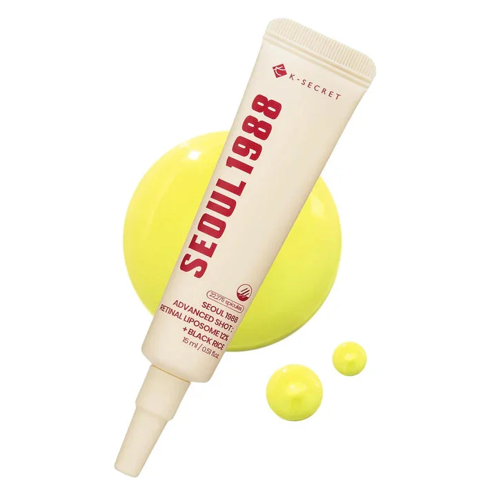 Φωτογραφία προϊόντος: K-SECRET - SEOUL 1988 Advanced Shot : Retinal Liposome 12% % + Black Rice - Ισχυρός Αντιγηραντικός Ορός Ρετινάλης 15ml