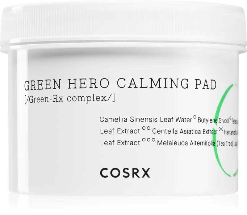Φωτογραφία προϊόντος: Cosrx One Step Green Hero Calming Pad Ανανεωτικά μαντηλάκια με καταπραϋντική δράση 70τμχ