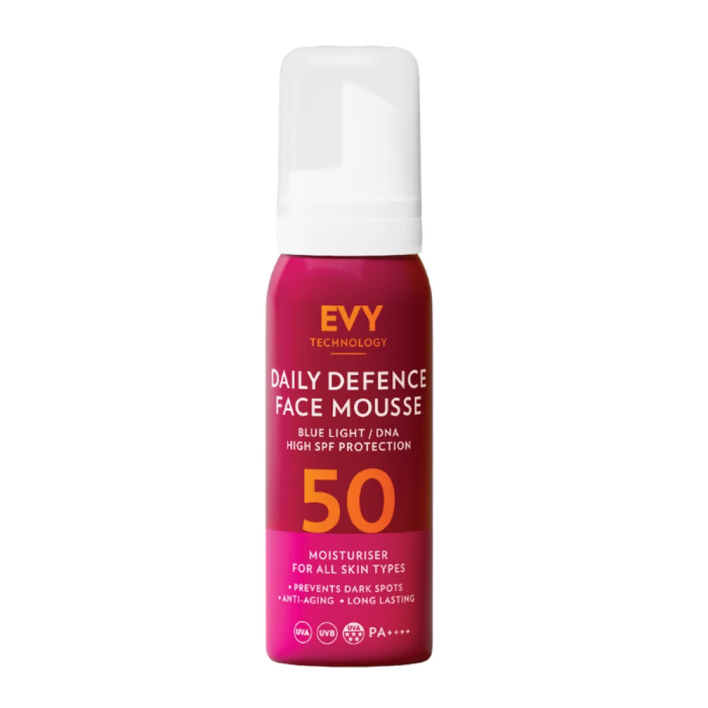 Φωτογραφία προϊόντος: EVY Technoology Daily Defence Skin Cancer Awareness Αντηλιακή Προσώπου SPF50 75ml
