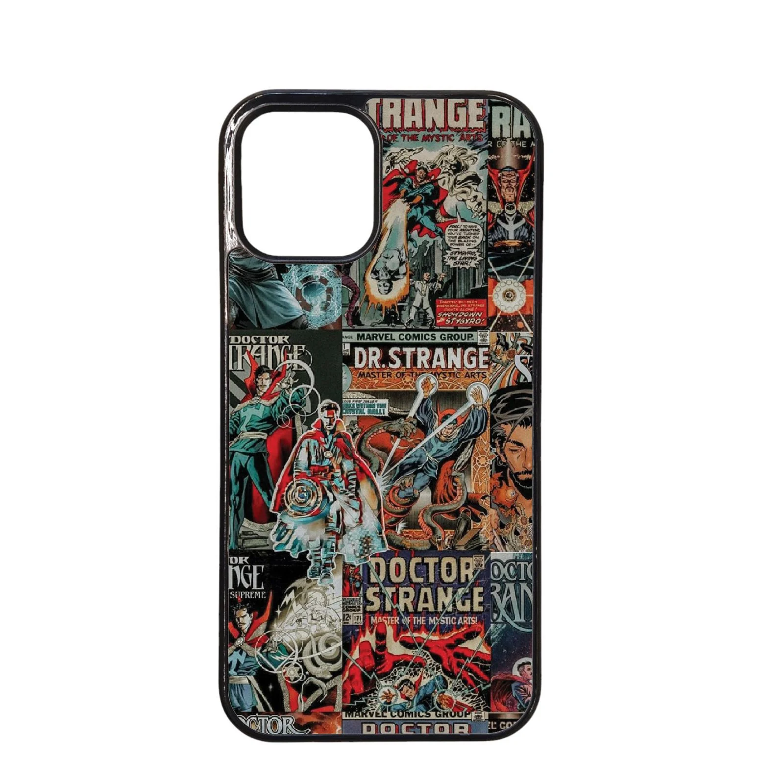 Φωτογραφία προϊόντος: Θήκη κινητού υψηλής αντοχής Iphone 13 Back Over μαύρης σιλικόνης Doctor Strange no2
