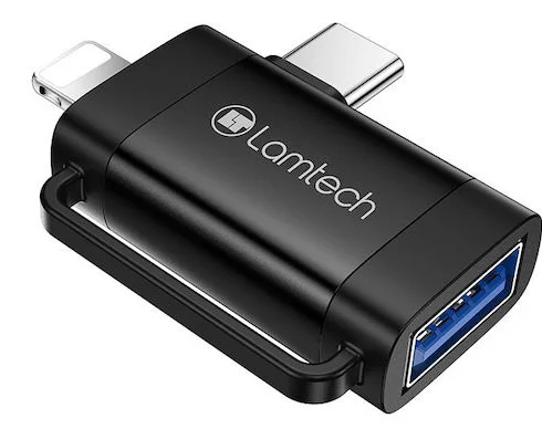 Φωτογραφία προϊόντος: Lamtech 2-in-1 Portable Adapter (LAM980534)