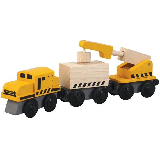 Φωτογραφία προϊόντος: Τρένο με γερανό - PlanToys 6251
