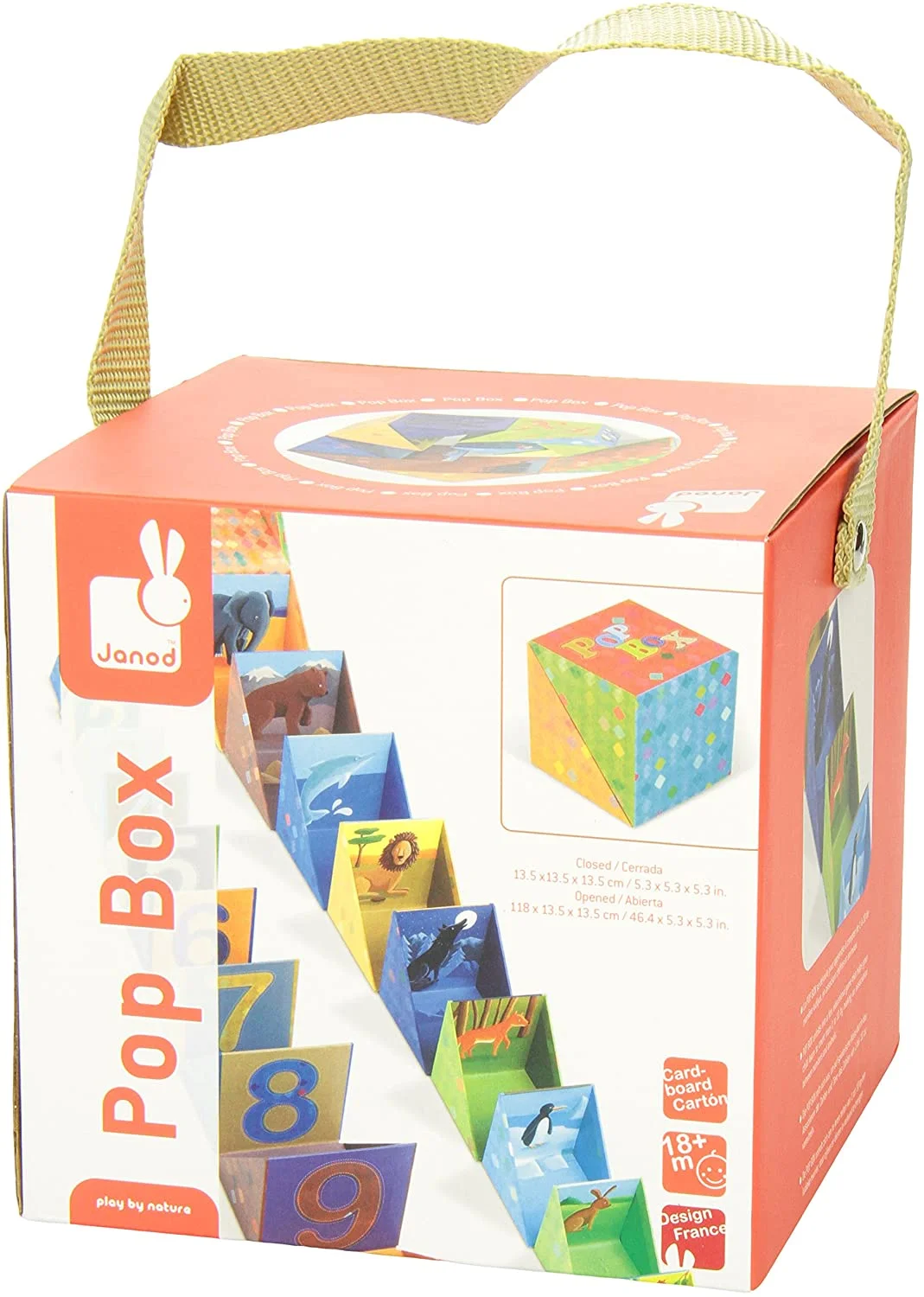Φωτογραφία προϊόντος: Χάρτινοι Κύβοι Pop Box - Janod J02933