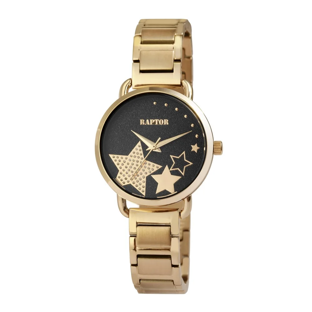Φωτογραφία προϊόντος: Raptor Lifestyle Watches Raptor, Women's Watch, Gold Stainless Steel Bracelet RA10242-003