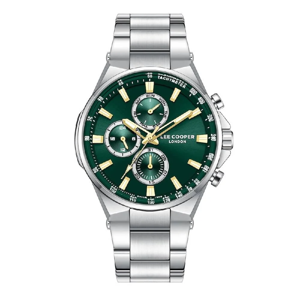 Φωτογραφία προϊόντος: Lee Cooper Watches Lee Cooper 8219 Men's Watch Silver Metallic Bracelet LC08219.370