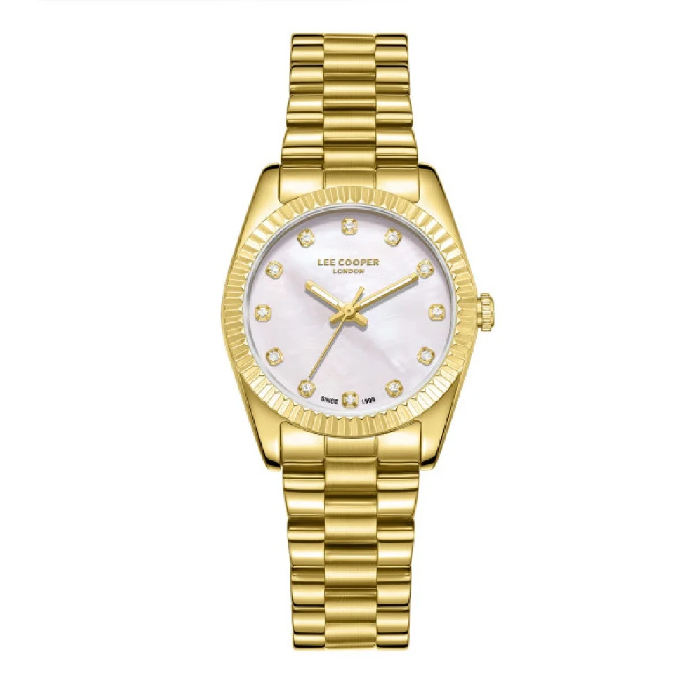 Φωτογραφία προϊόντος: Lee Cooper Watches Lee Cooper Women's Watch Gold Metallic Bracelet LC08212.120