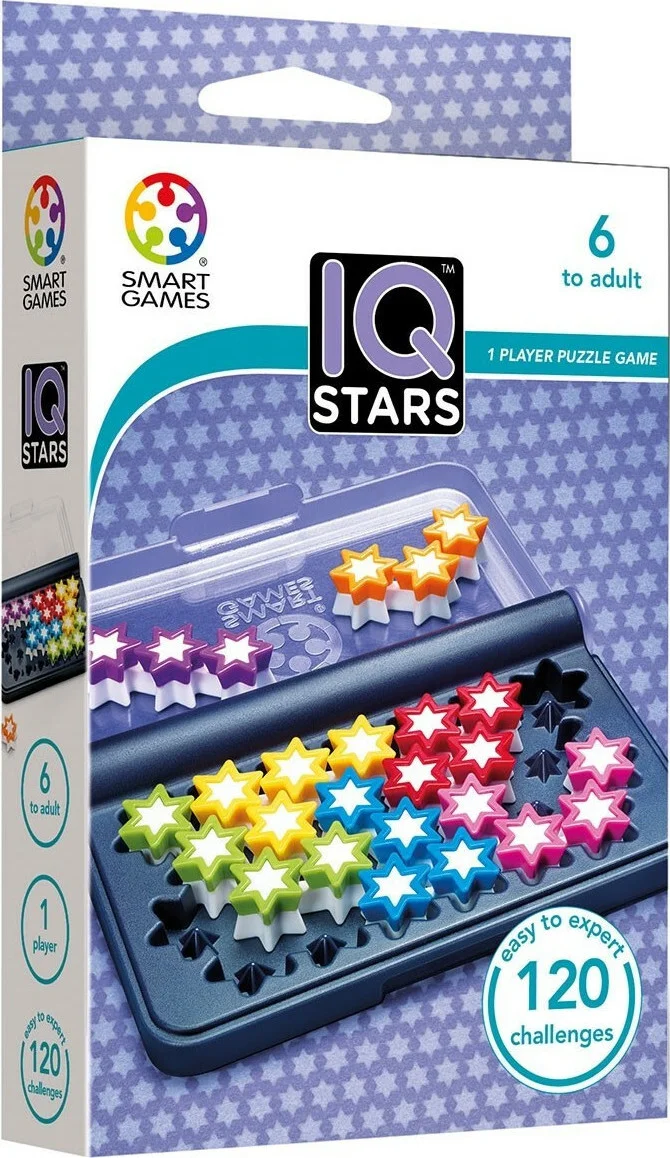 Φωτογραφία προϊόντος: IQ Stars Επιτραπέζιο (120 challenges) - Smart Games SG411
