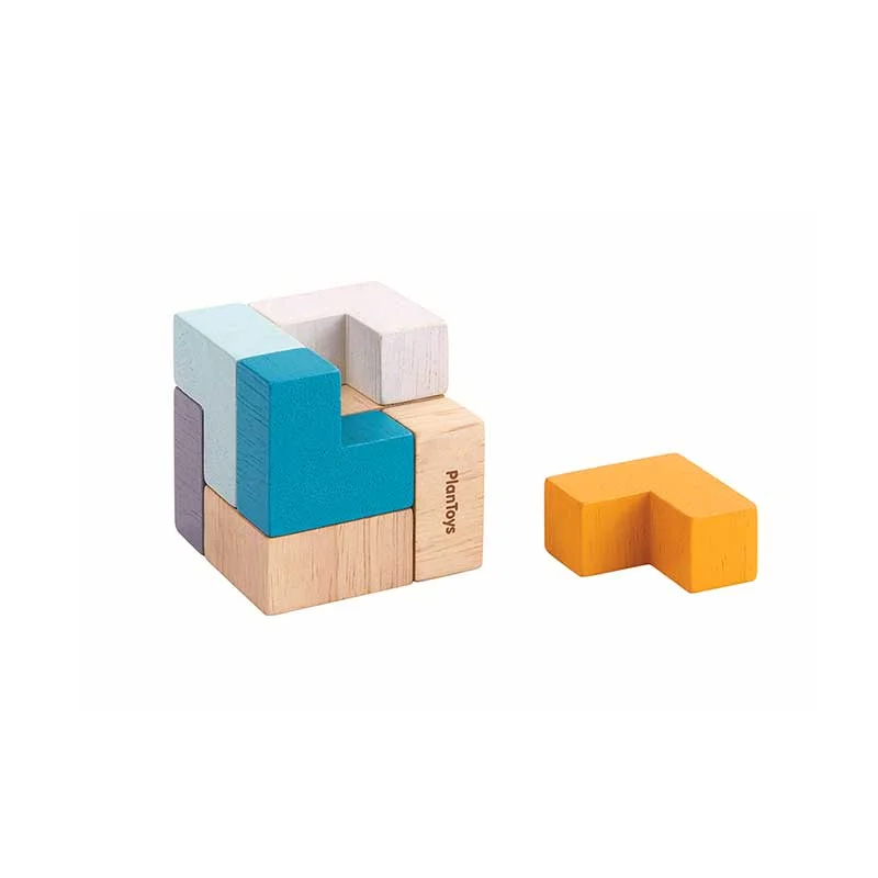 Φωτογραφία προϊόντος: Παζλ κύβος 3D μίνι - PlanToys 4134