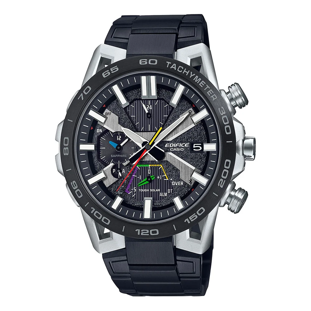 Φωτογραφία προϊόντος: CASIO Edifice Sospensione Solar Bluetooth Black Stainless Steel Chronograph EQB-2000DC-1AER